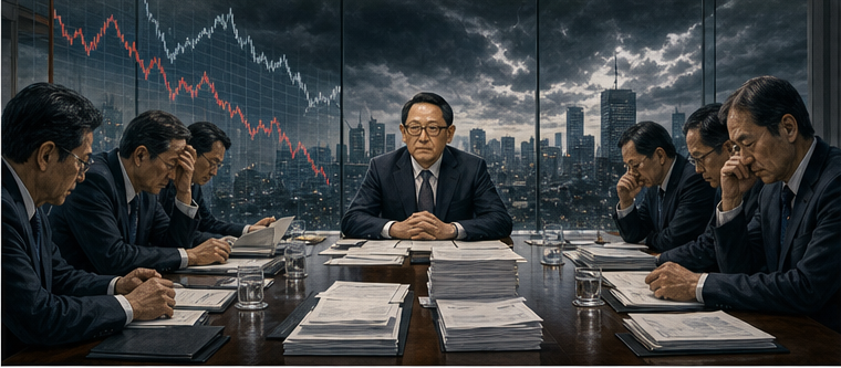 Akio Toyoda making difficult decisions as Toyota president during a global crisis