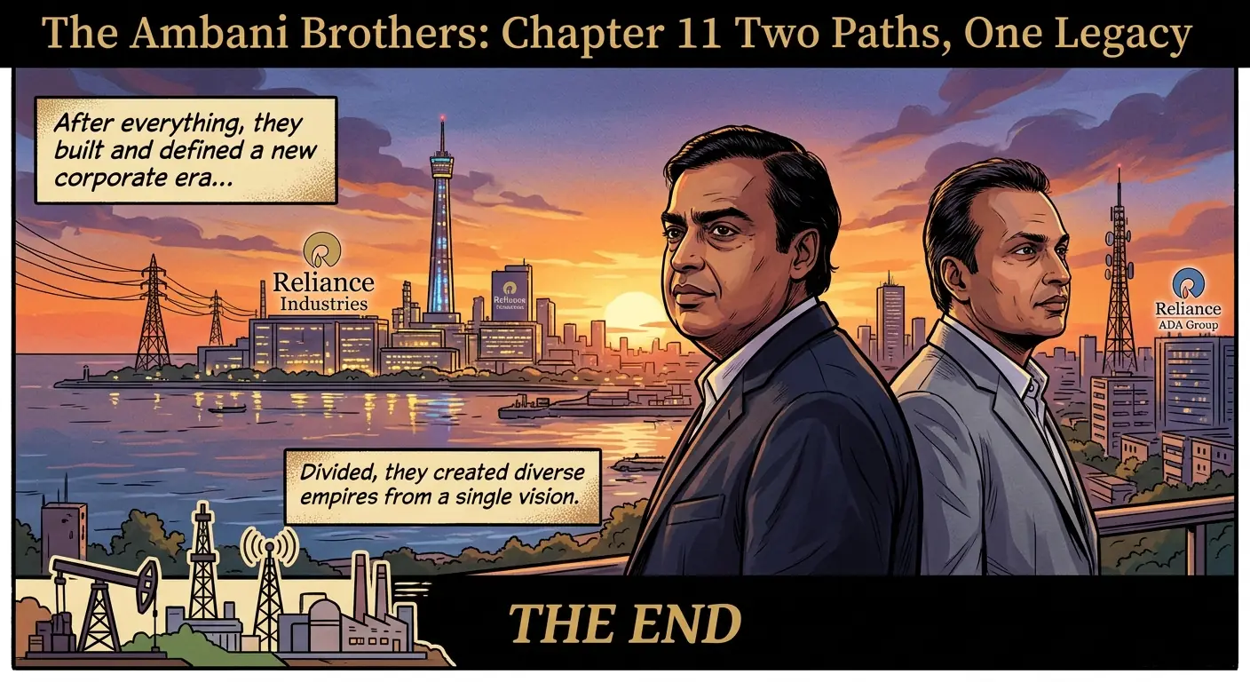 Illustration: Chapter 11 Two Paths One Legacy  The End