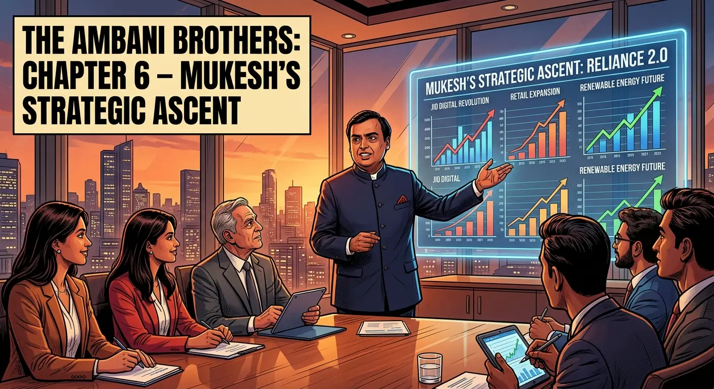 Illustration: Chapter 6 Mukeshs Strategic Ascent  The 