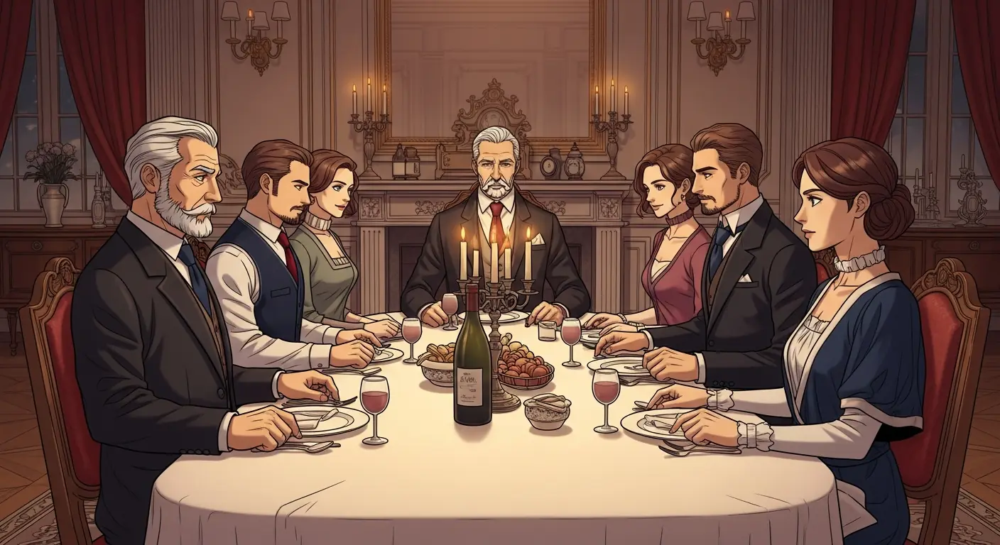 Five young professionals in tailored clothing standing before a grand Parisian office