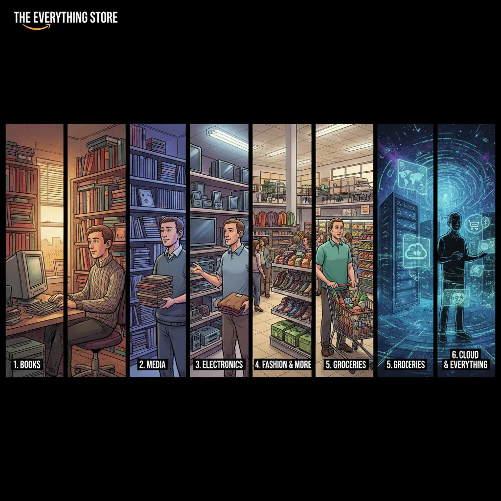 A handwritten list of 20 product categories with 'Books' circled at the top