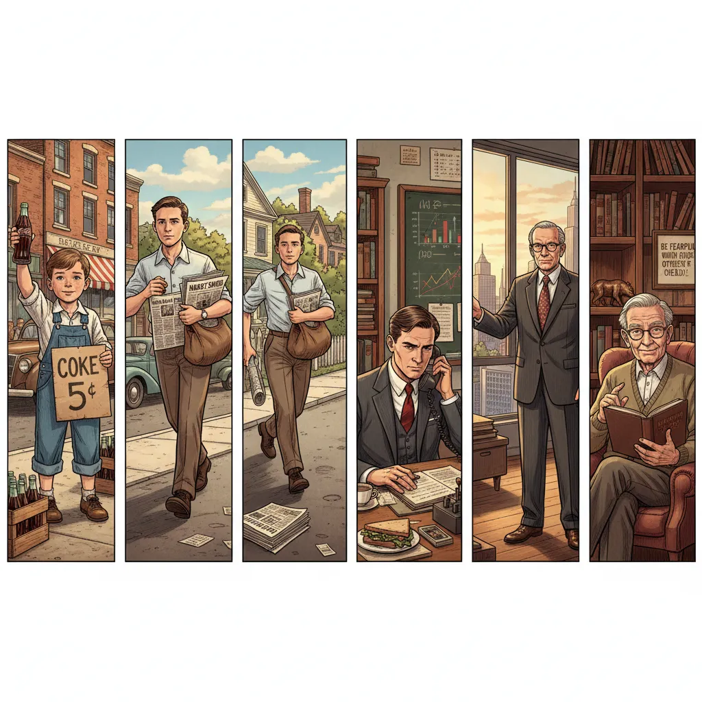 An elderly Warren Buffett at a podium, still sharp, still smiling, still answering questions