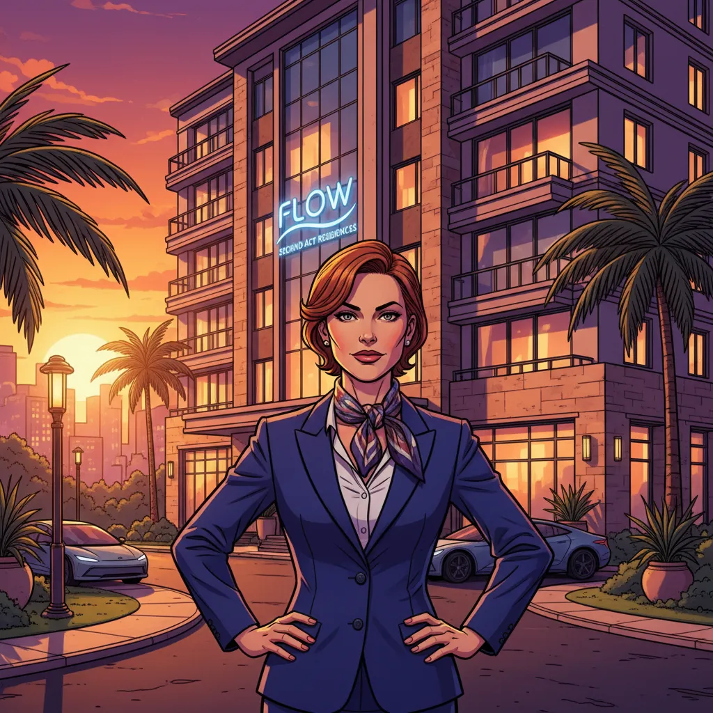 A phoenix rising from the ashes of a glass office building — the attempted comeback