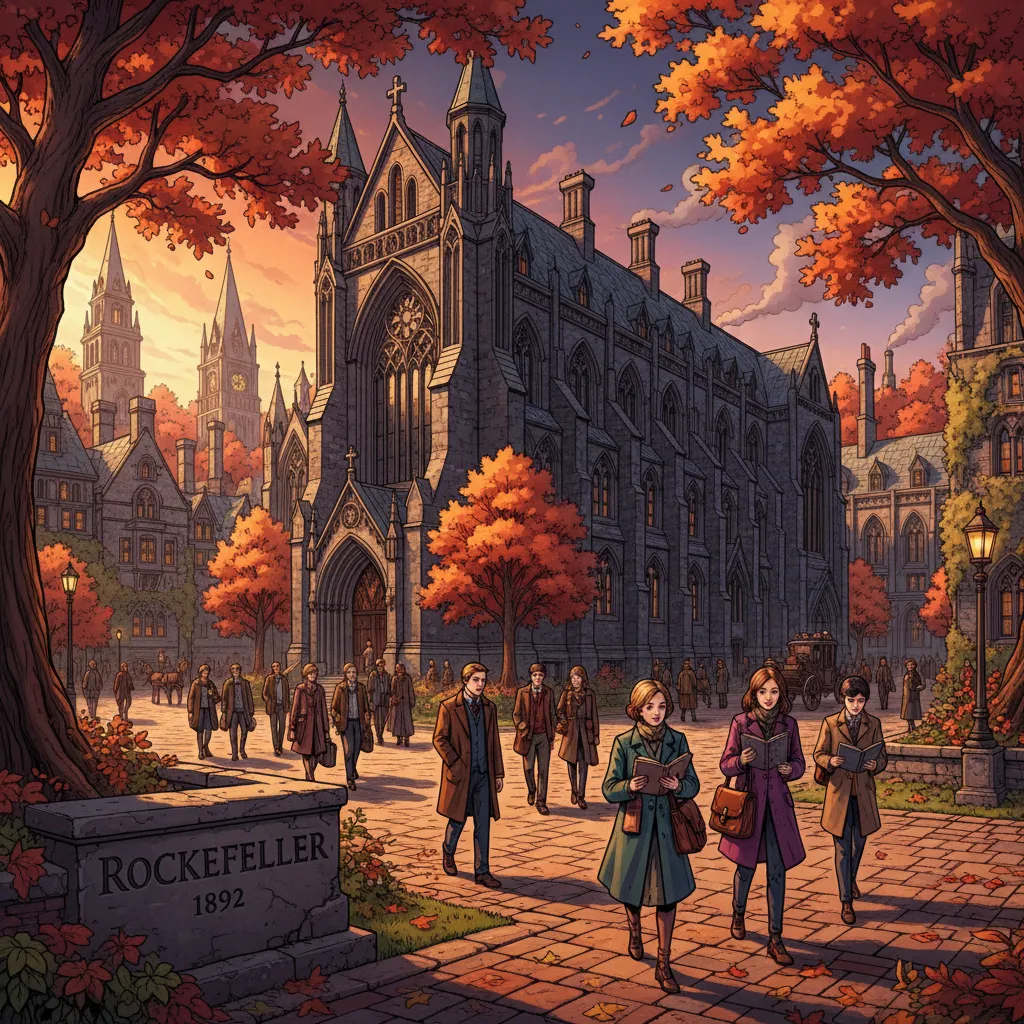 The University of Chicago campus — built from scratch with Rockefeller's money