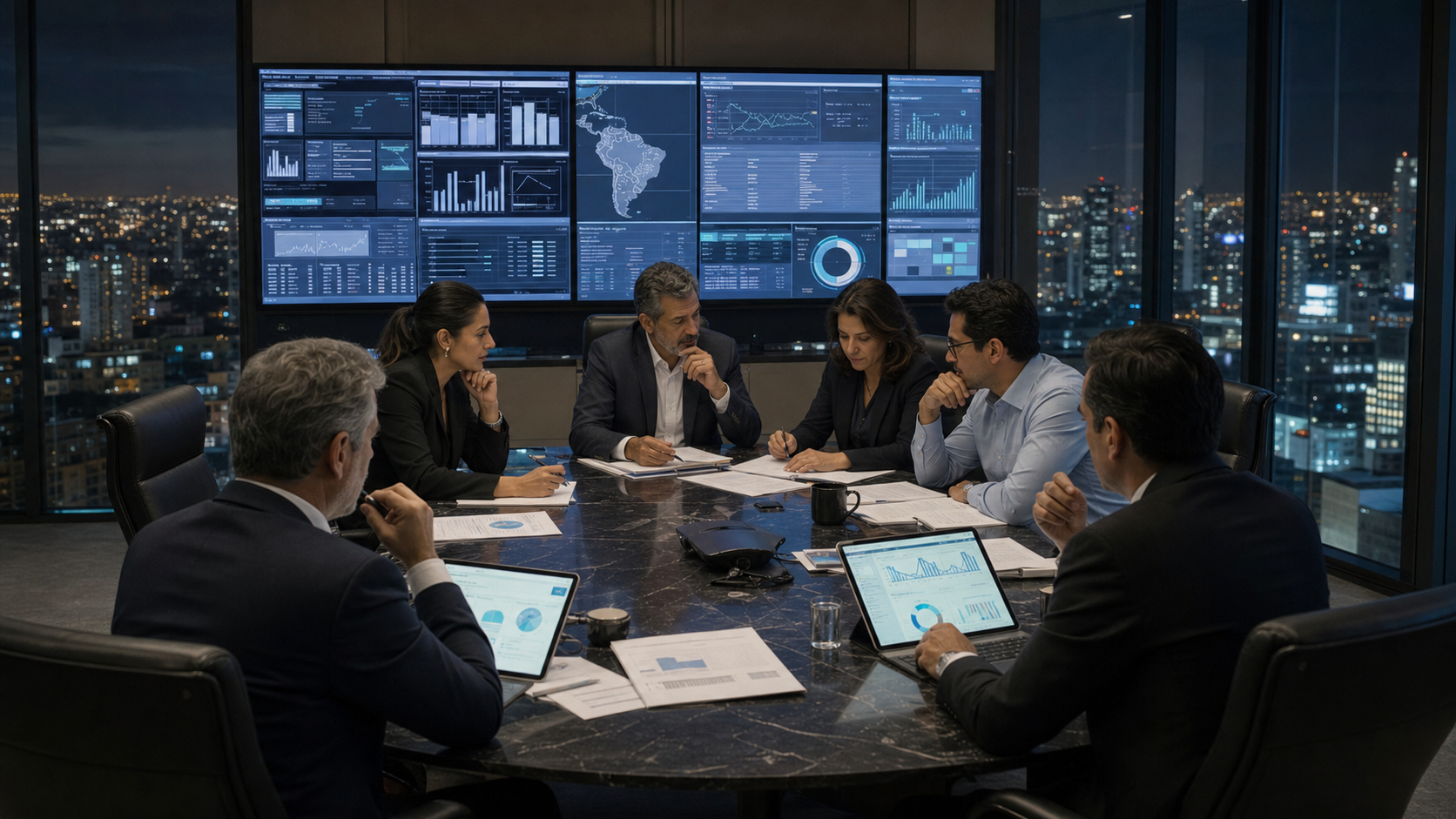 Digital bank leaders reviewing the tradeoffs of regulation, credit risk, and customer trust at scale