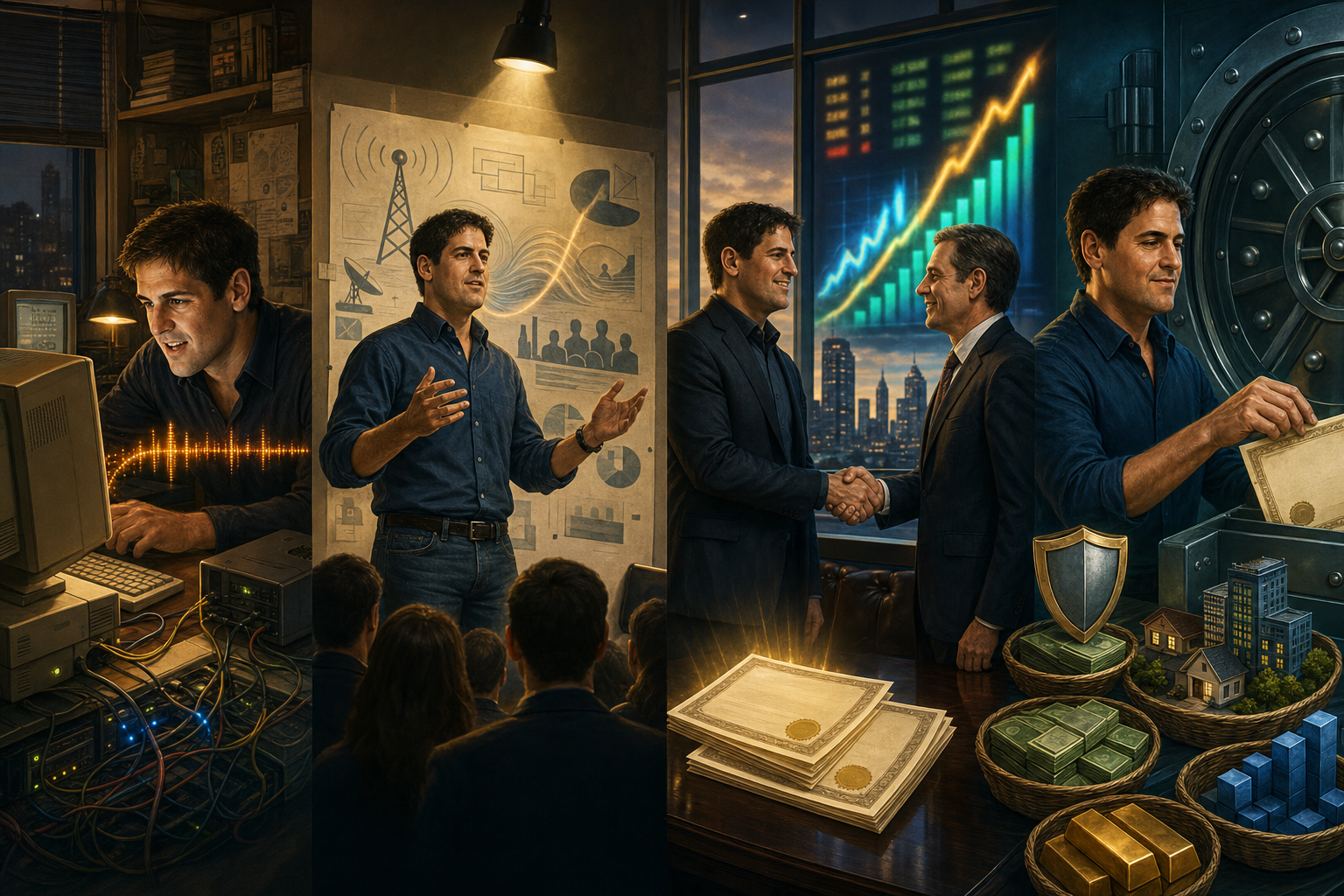 Four entrepreneurial lessons from Mark Cuban's Broadcast.com build, sale, and wealth protection