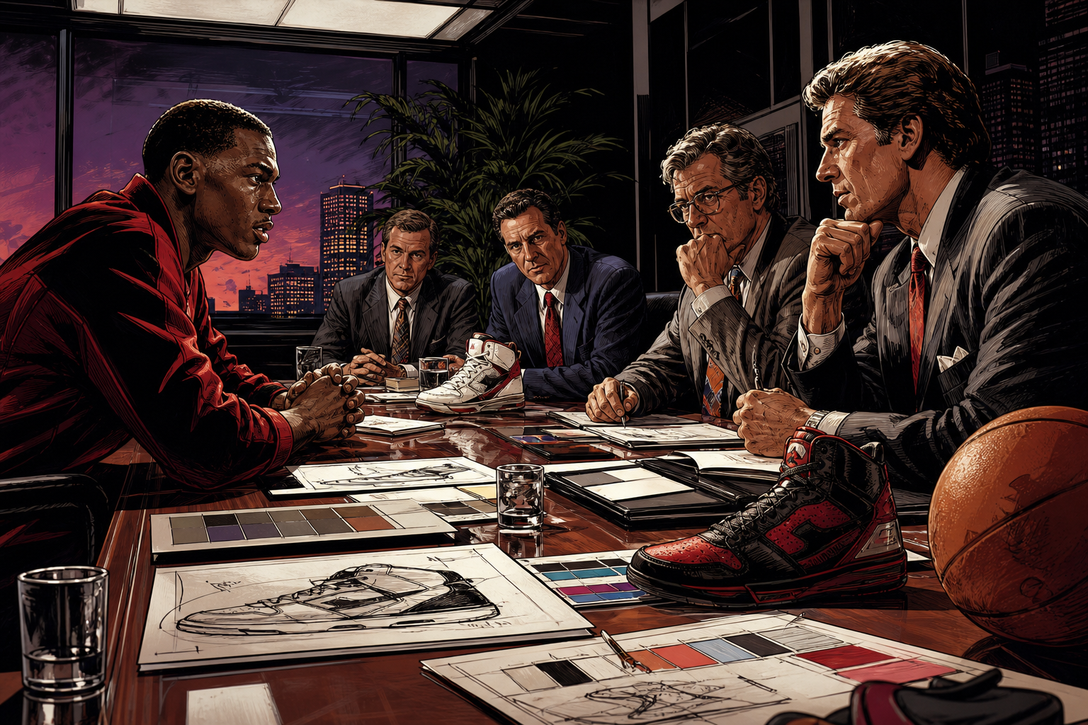 Michael Jordan Brand Billion Machine Chapter 3 illustration
