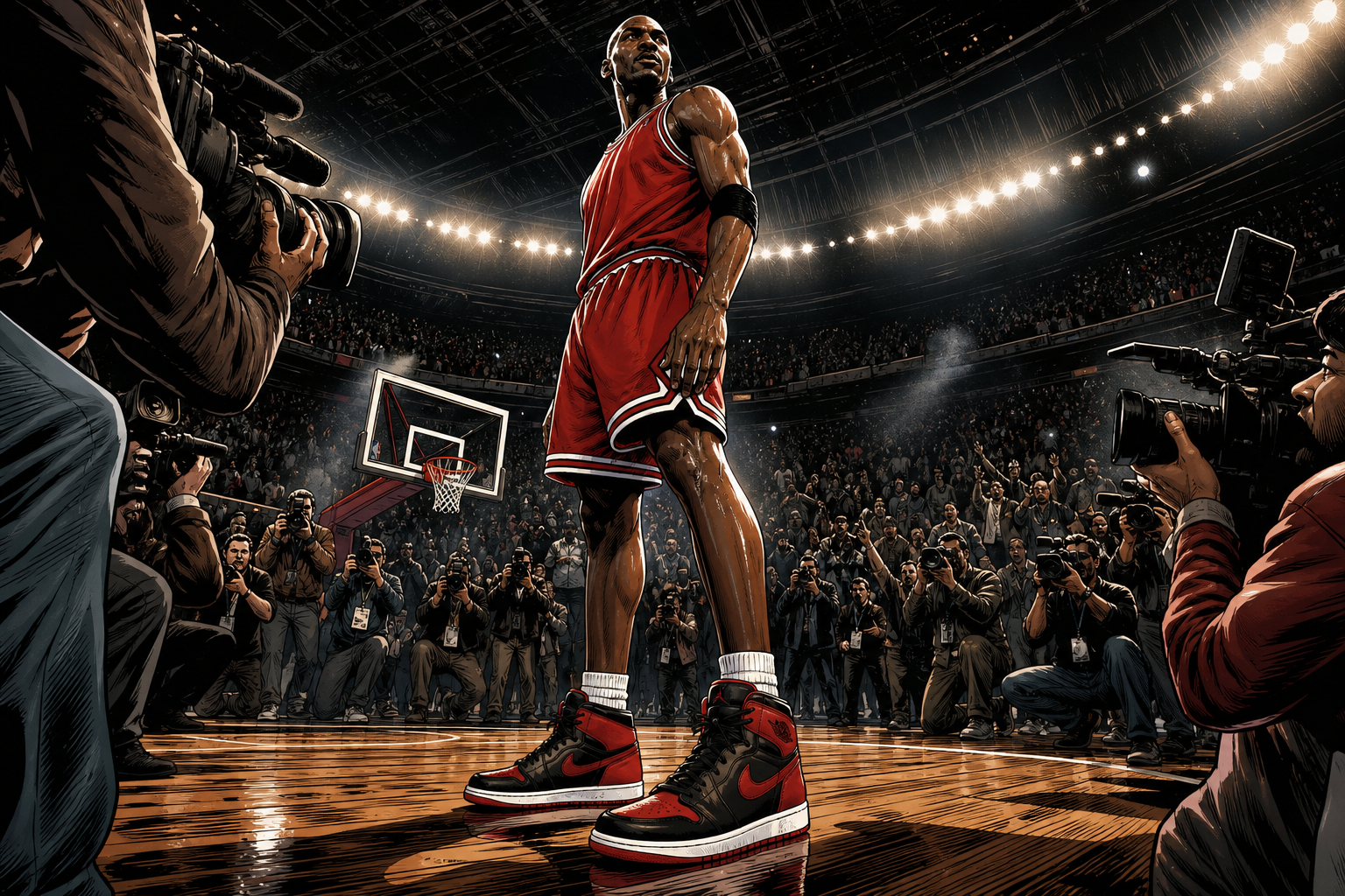 Michael Jordan Brand Billion Machine Chapter 4 illustration