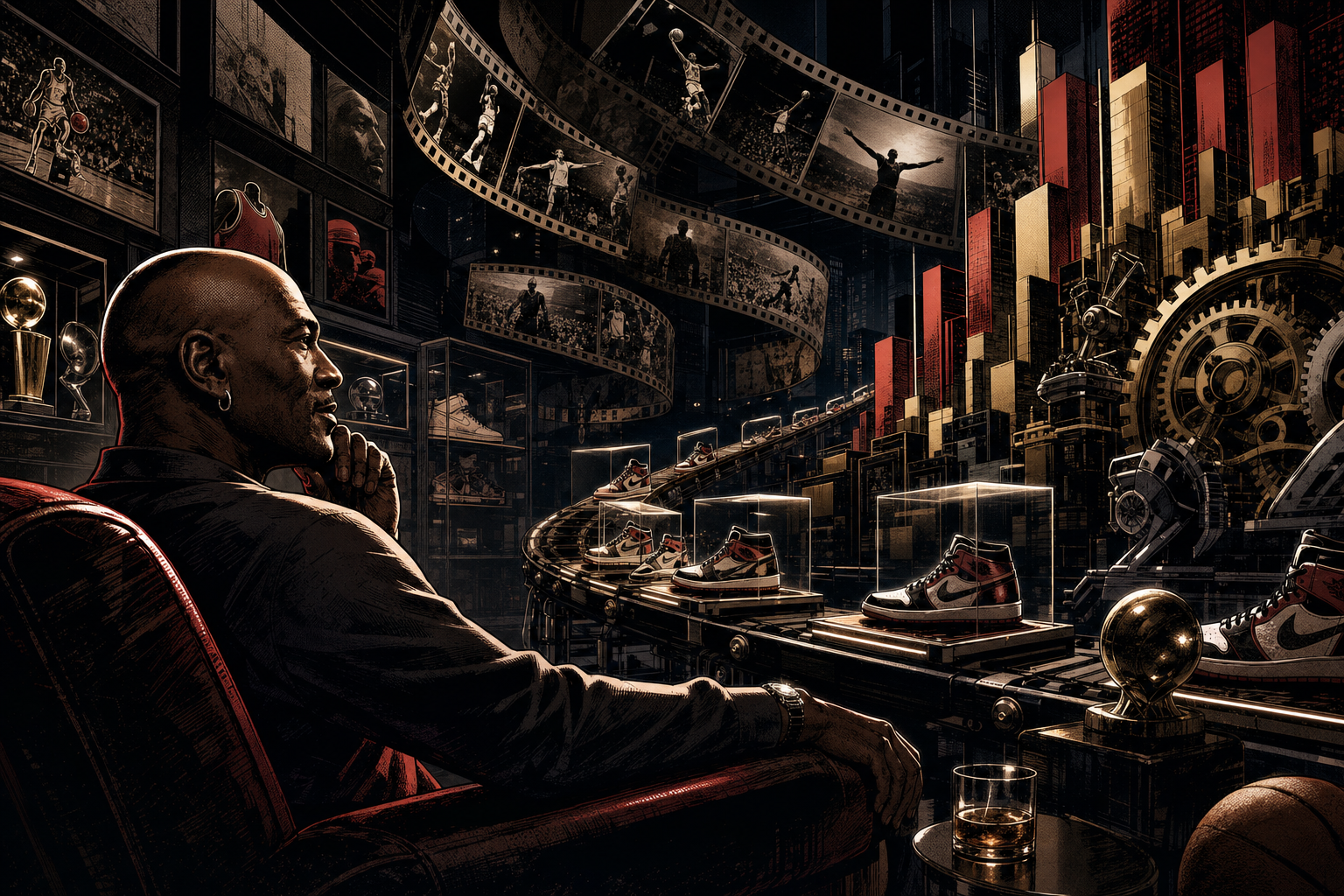 Michael Jordan Brand Billion Machine Chapter 8 illustration