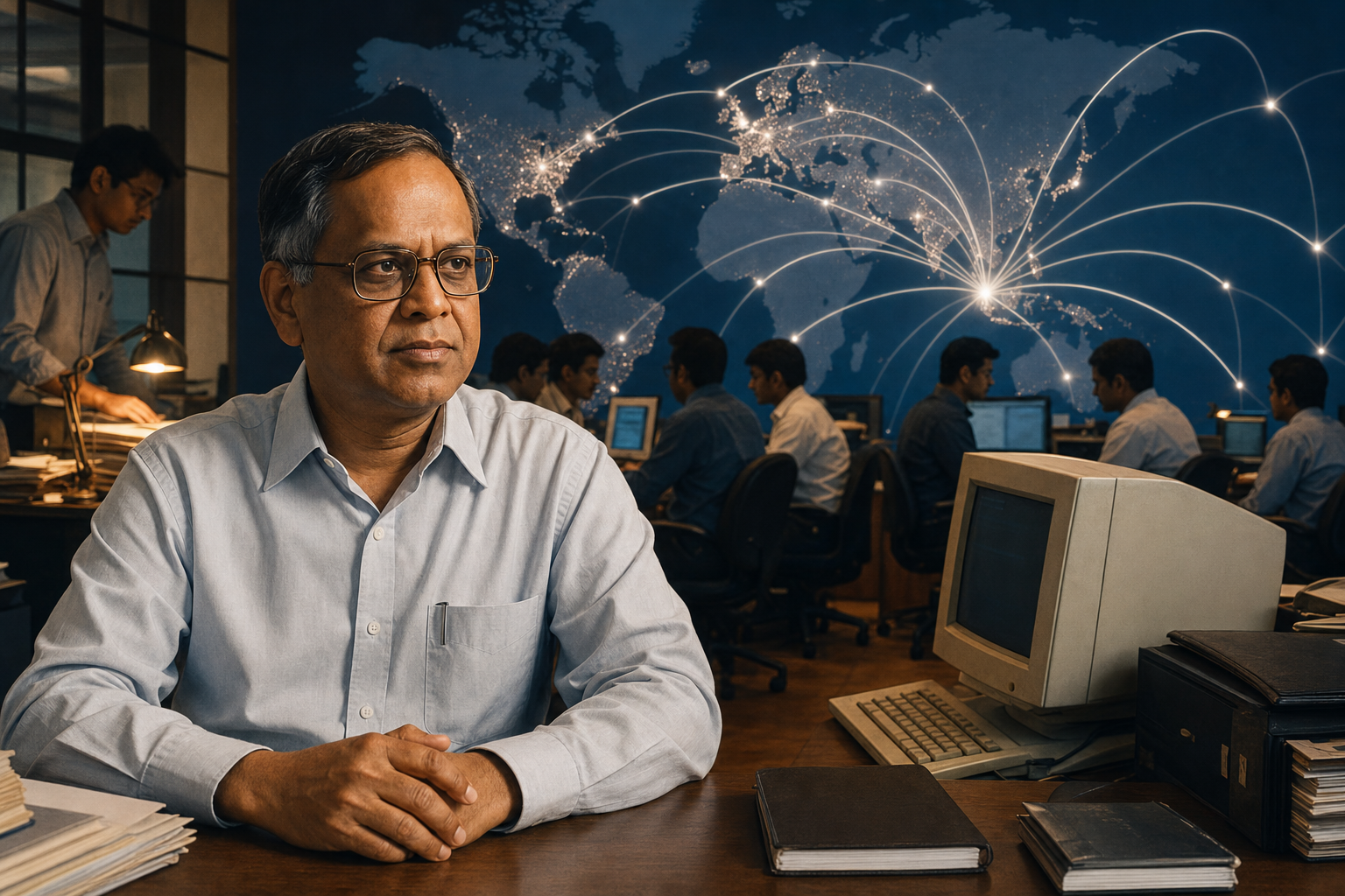 Narayana Murthy: The Global Delivery Machine That Turned Infosys Into India's Software Icon