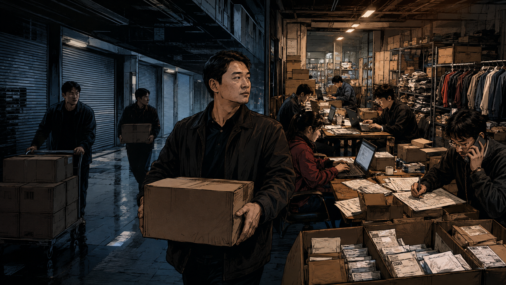Richard Liu and his retail team shifting closed stores into an improvised online operation during SARS