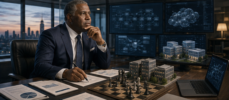 Robert F. Smith preparing an enterprise-software private-equity acquisition strategy
