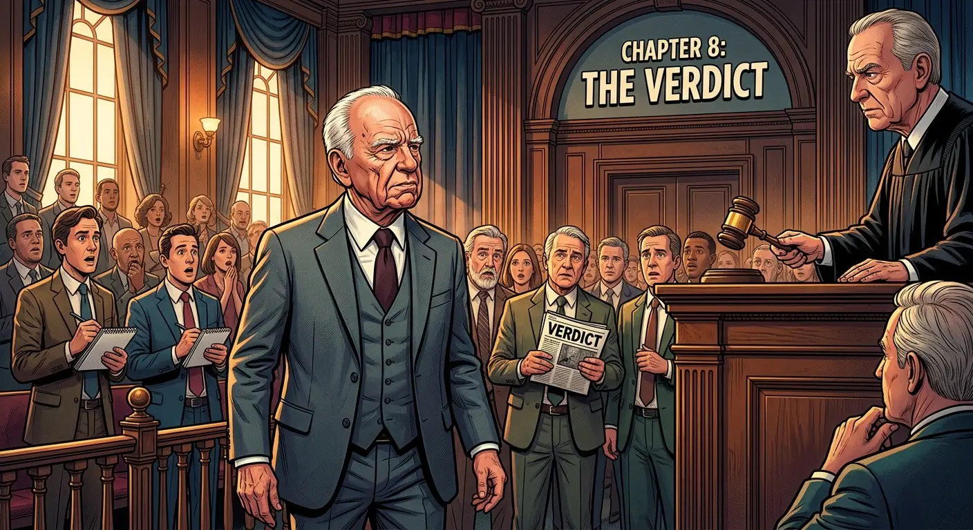 Illustration: Chapter 8: The Verdict