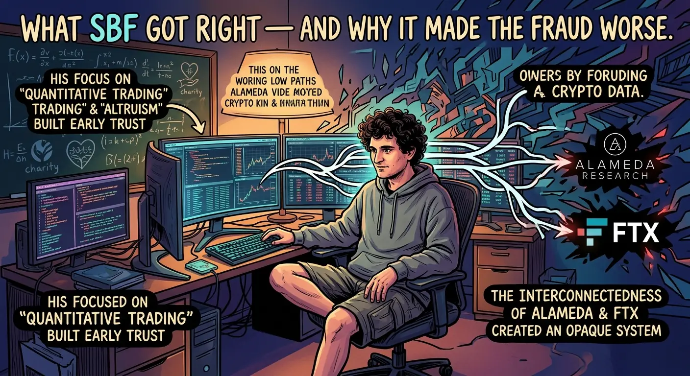Illustration: What SBF Got Right — And Why It Made the Fraud Worse