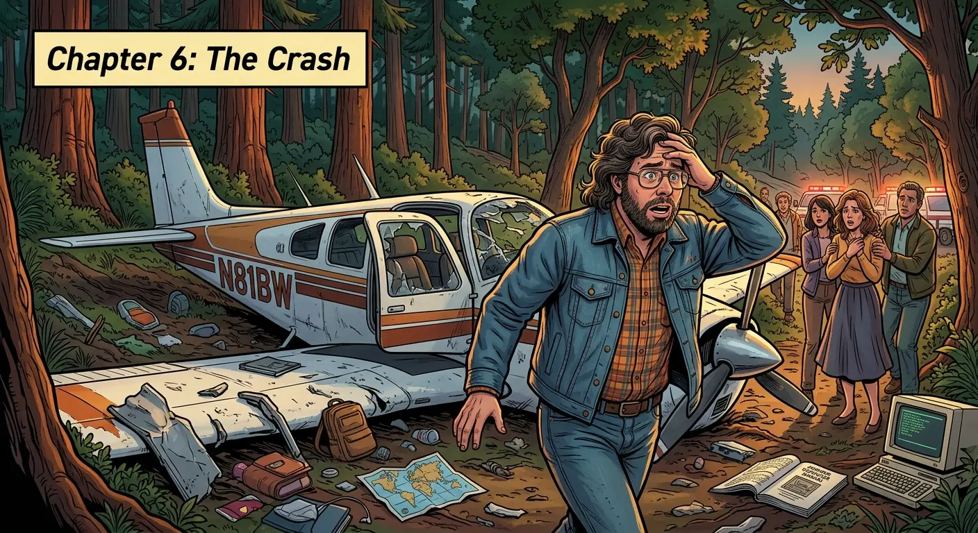 Illustration: Chapter 6: The Crash