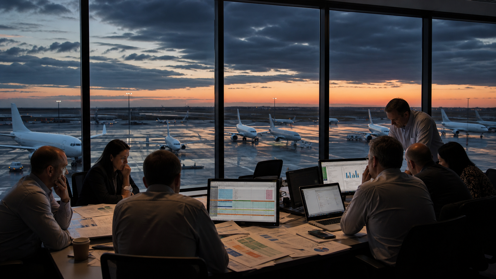 Airline leaders confronting grounded aircraft and severe pandemic-era cash pressure