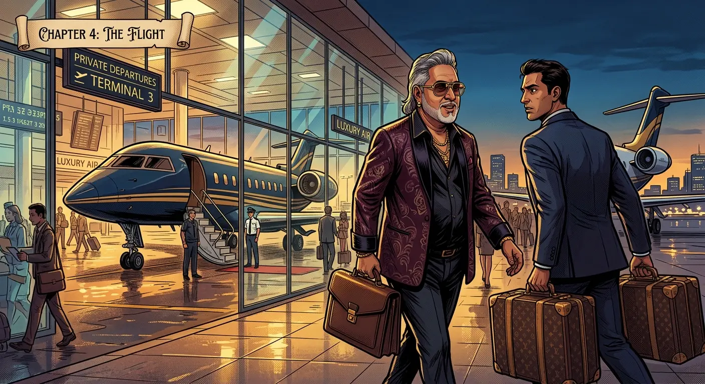 Illustration: Chapter 4: The Flight