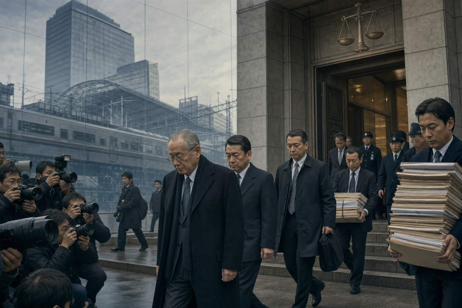 Yoshiaki Tsutsumi facing the 2005 securities case and collapse of his public reputation