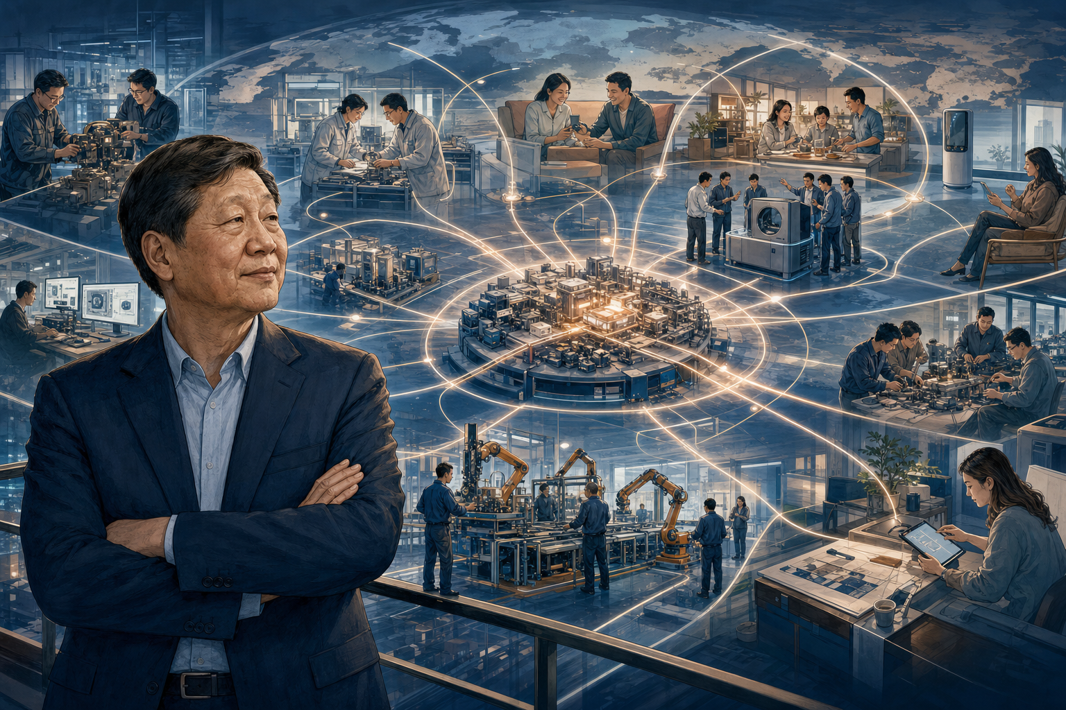 Small autonomous Haier teams connected directly to customers inside a global industrial platform