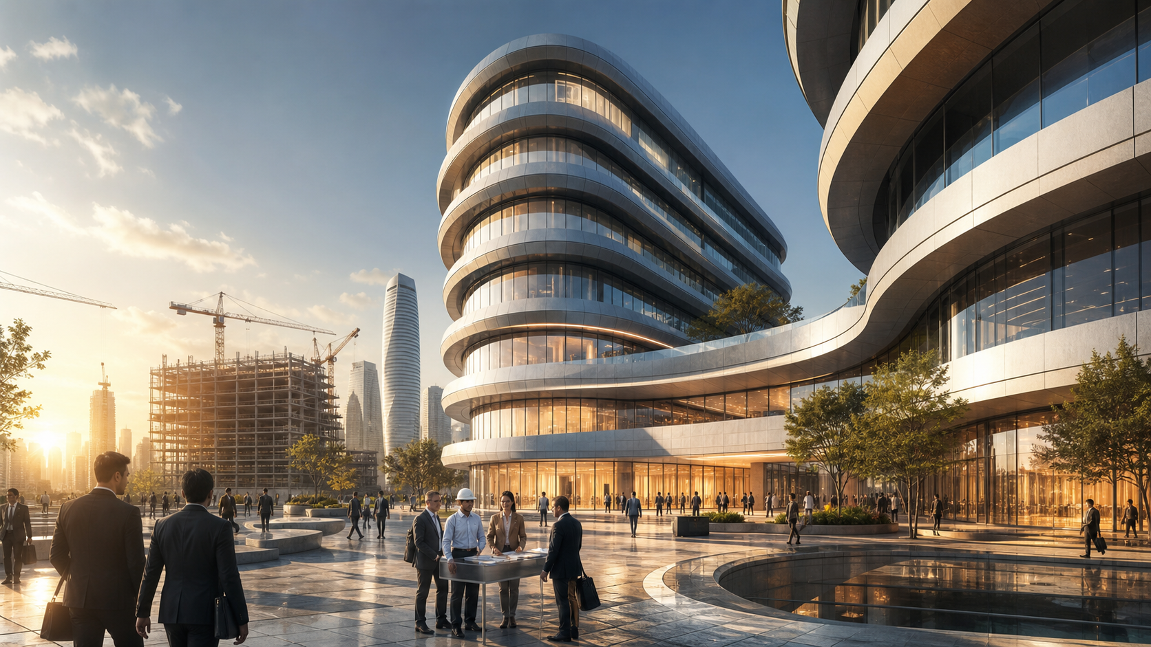 Bold contemporary Beijing architecture becoming a recognizable consumer brand for commercial property