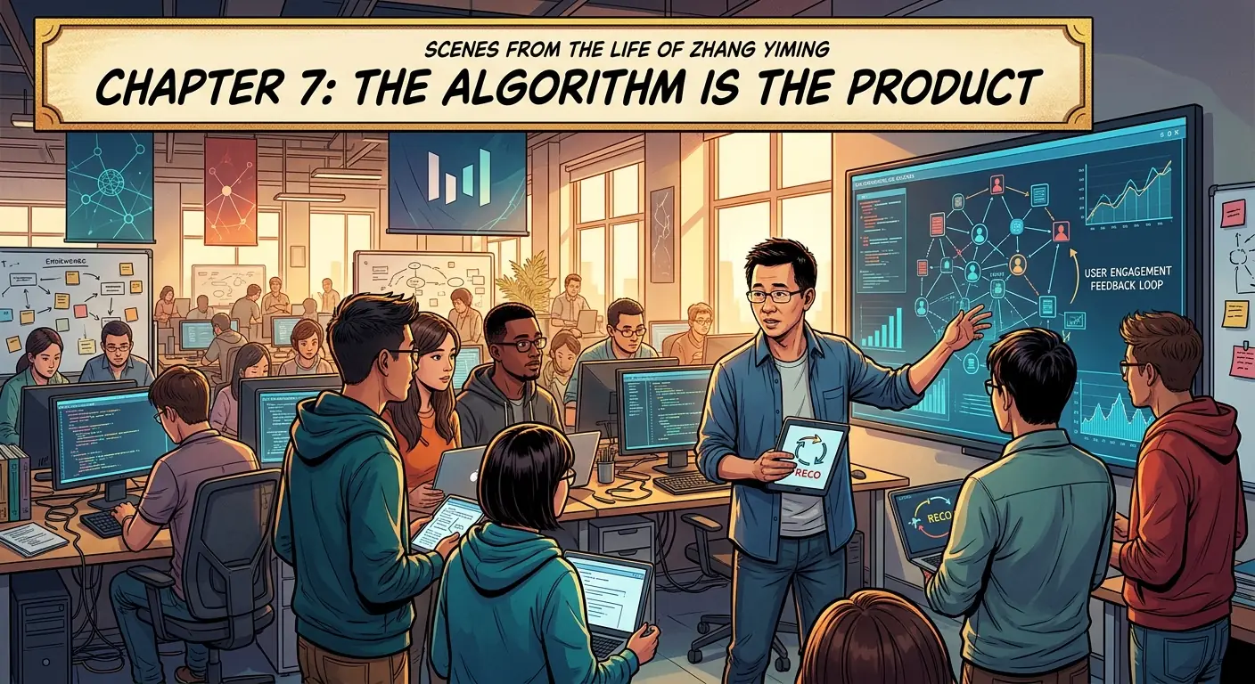 Illustration: Chapter 7: The Algorithm Is the Product