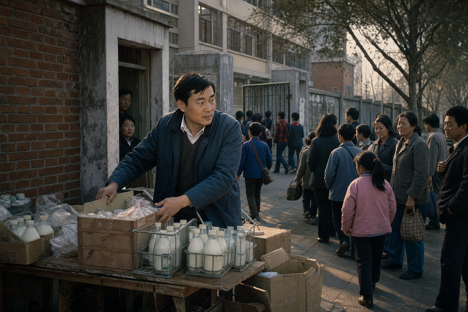 Zong Qinghou learning retail demand through a modest school-side sales operation